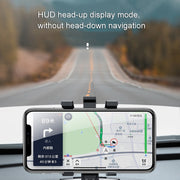 Car Mobile Phone Holder Car Dashboard Rearview Mirror Navigation Bracket With Stop Sign