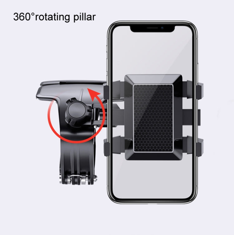 Car Mobile Phone Holder Car Dashboard Rearview Mirror Navigation Bracket With Stop Sign