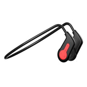 K3 Bone Conduction Bluetooth 5.0 Wireless Headphones Water-resistant Headphones 16GB RAM(Red)
