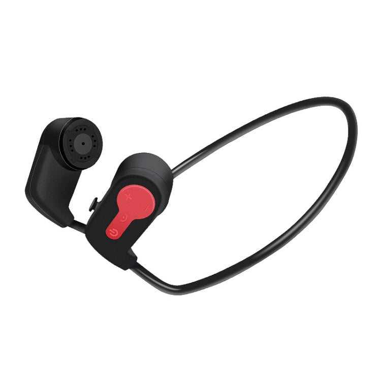 K3 Bone Conduction Bluetooth 5.0 Wireless Headphones Water-resistant Headphones 16GB RAM(Red)