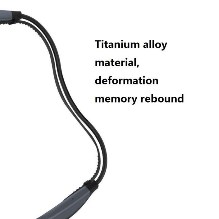 K7 Bone Conduction Bluetooth 5.0 Wireless Earphone Water-resistant Headphones 16GB RAM(Black)
