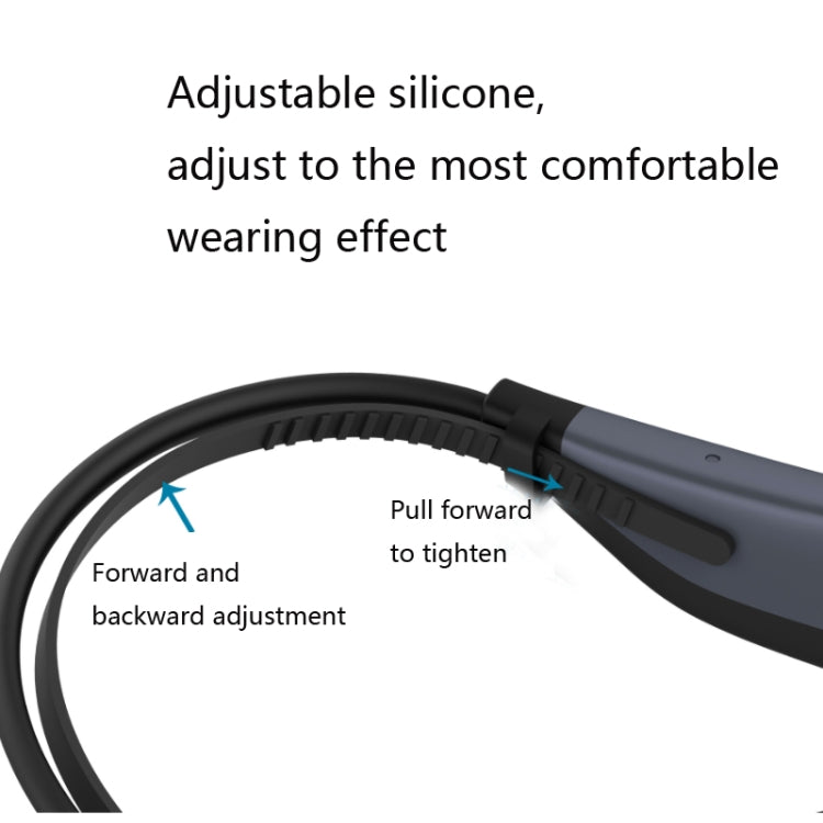 K7 Bone Conduction Bluetooth 5.0 Wireless Earphone Water-resistant Headphones 16GB RAM(Black)
