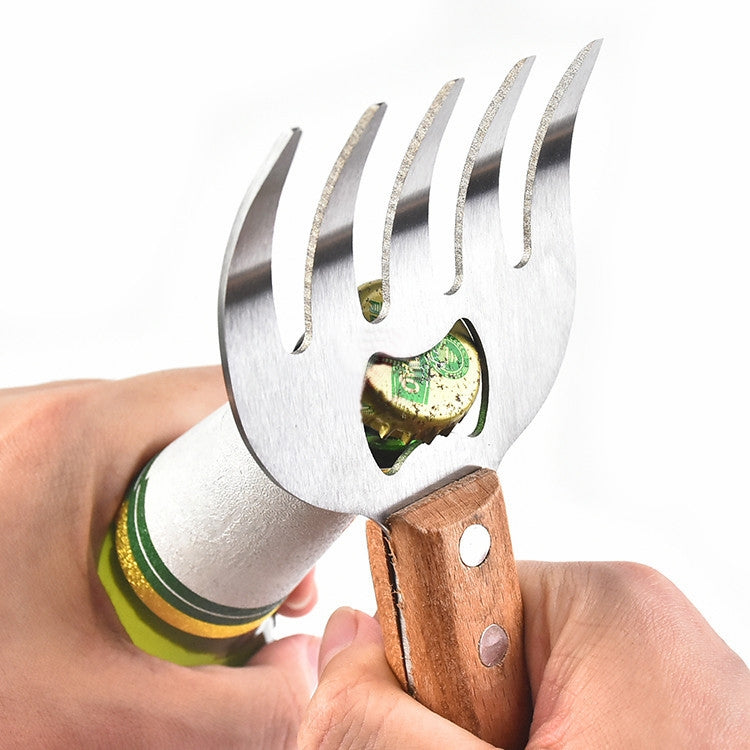 2 PCS  Bear Claw Meat Divider Barbecue Tool Multifunctional Meat Shredder(Primary Colors)