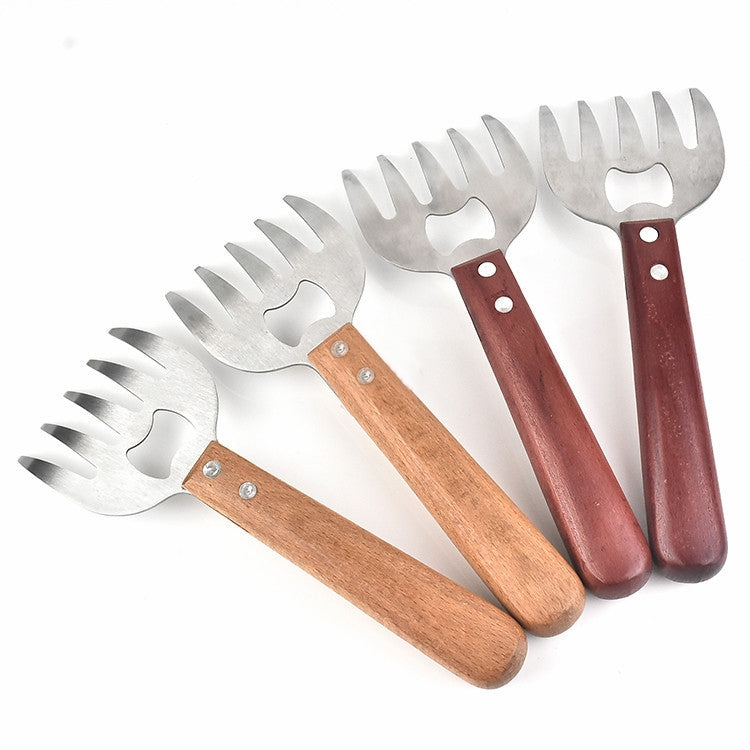 2 PCS  Bear Claw Meat Divider Barbecue Tool Multifunctional Meat Shredder(Primary Colors)