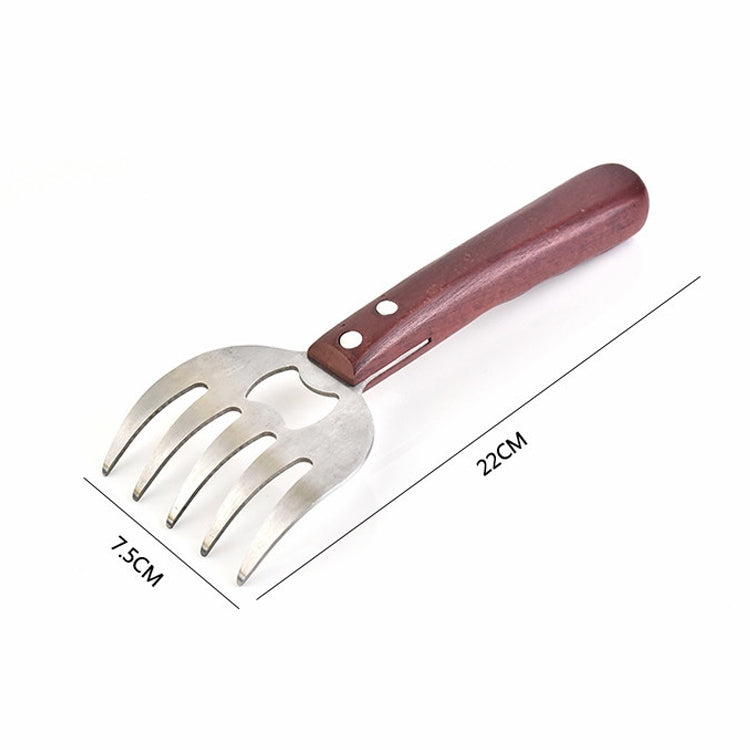 2 PCS  Bear Claw Meat Divider Barbecue Tool Multifunctional Meat Shredder(Primary Colors)