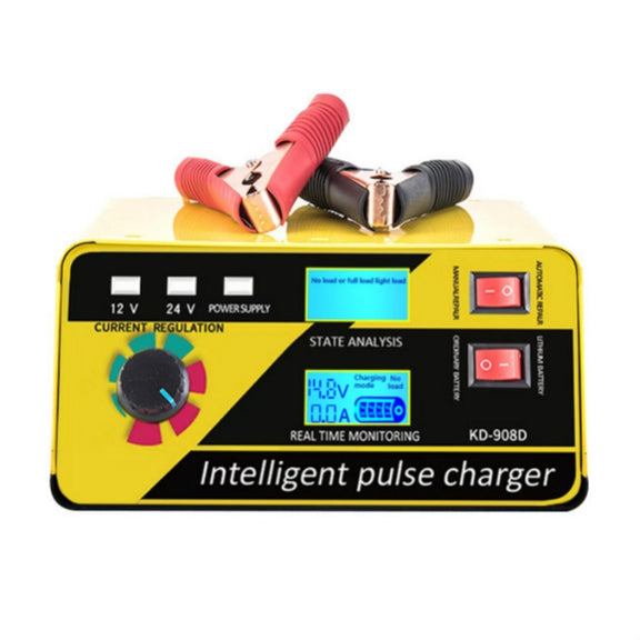 KD-908D Lead-Acid Battery Intelligent Repair Charger Car Battery Charger US Plug