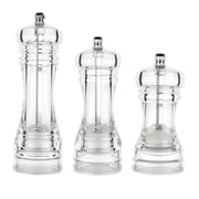 Acrylic Transparent Pepper Grinder Manual Pepper Grinder Ceramic Core Multi-Purpose Seasoning Bottle, Specification: 5 Inch