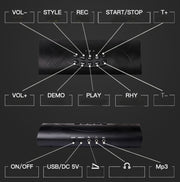 Hand-Rolled Drum Set Color Electronic Drum Lithium Battery Rechargeable Silicone Drum Set
