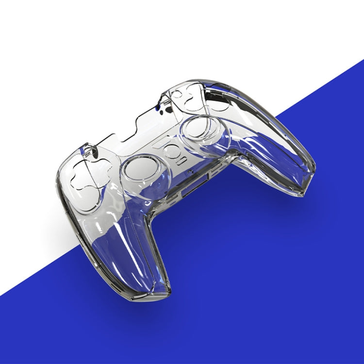 KJH PS5-002 Game Controller Crystal Shell Wireless Controller Protective Shell Cover PC Transparent Protective Hard Shell For PS5(Transparent)