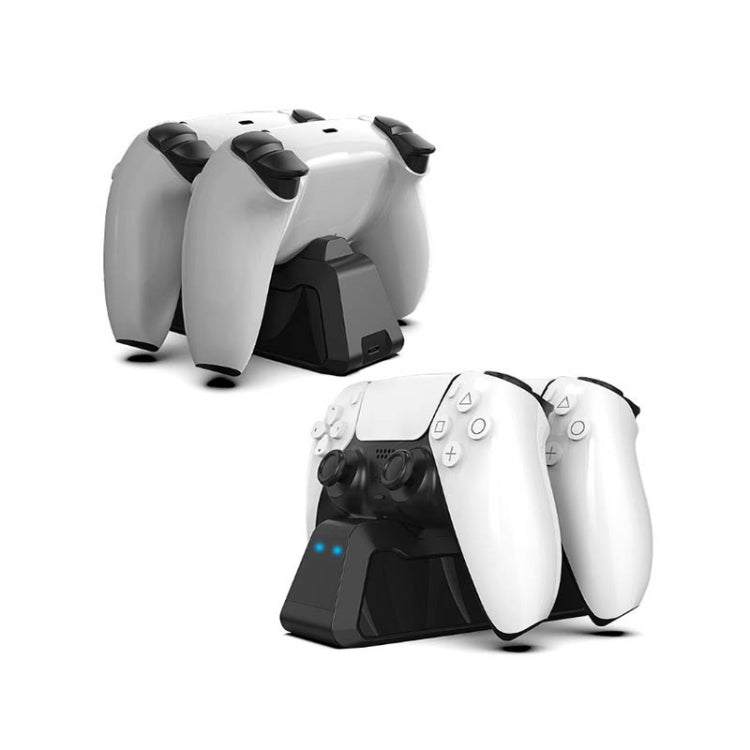 Controller Charger Game Controller Dual Charger For PS5(White)