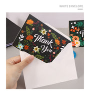 6pcs / Set Christmas Gift Greeting Card Holiday Greeting Message Card(Thank You Greeting Card)