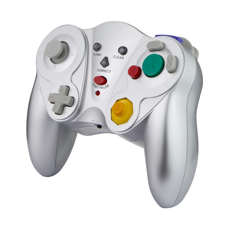 HY-5201 2.4HGz Wireless Gamepad For Nintendo NGC, Color of the product: Silver