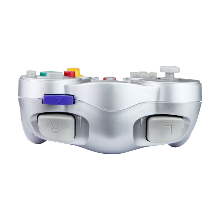 HY-5201 2.4HGz Wireless Gamepad For Nintendo NGC, Color of the product: Silver
