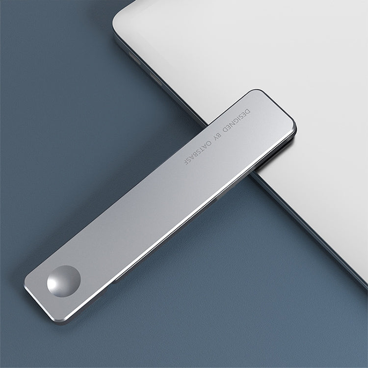 Oatsbasf  Mobile Phone Computer Sync Screen Aluminum Alloy Bracket Computer Expansion Bracket(Silver)