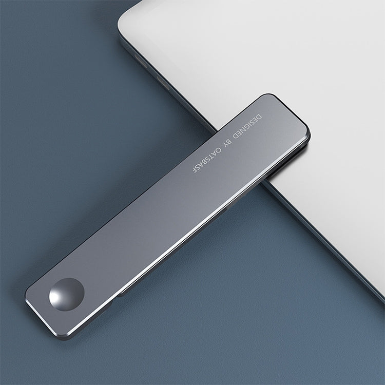 Oatsbasf  Mobile Phone Computer Sync Screen Aluminum Alloy Bracket Computer Expansion Bracket(Gray)