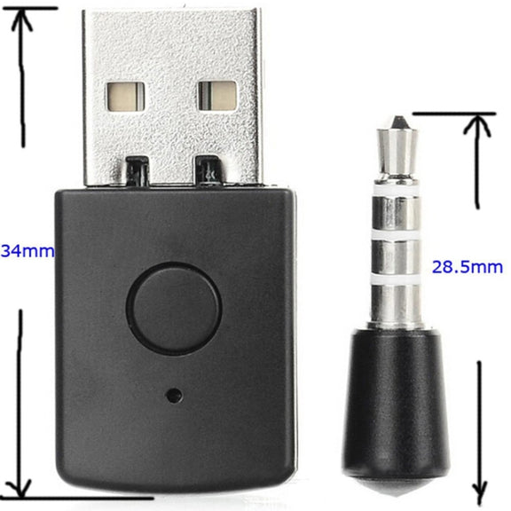 Bluetooth Controller Receiver Adapter USB 4.0 Game Controller Headset Receiver For PS5
