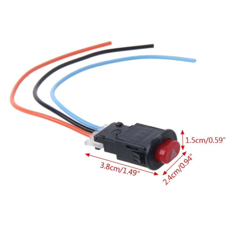 Motorcycle Hazard Light Switch Double Warning Flasher Emergency Signal