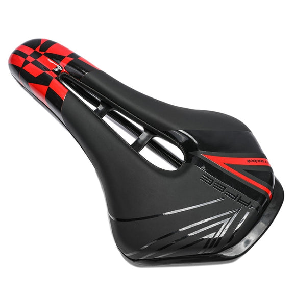 YAFEE YF-1128 Bicycle Seat Saddle Mountain Bike Seat(Red)