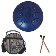 MEIBEITE 5.5-Inch C-Tune Sanskrit Drum Steel Tongue Empty  Worry-Free Drum(Blue)