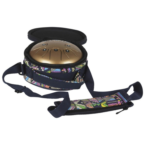 MEIBEITE 5.5-Inch C-Tune Sanskrit Drum Steel Tongue Empty  Worry-Free Drum(Blue)