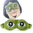 Cute Eyes Plush3D Frog Shade Cover Sleeping Rest Travel Eye Mask with Ice Bag - Eye Masks by PMC TechLife | Online Shopping South Africa | PMC TechLife