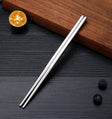 1 Pairs 304 Stainless Steel Chopsticks Non-Slip Tableware Adult Chopsticks - Cutlery Sets by PMC TechLife | Online Shopping South Africa | PMC TechLife
