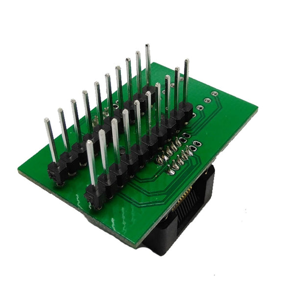 SSOP20 TSSOP20 OTS-28-0.65-01 Chip Gold-Plated Dual Contact Pin Adapter Socket