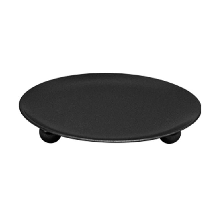 European Romantic Iron Geometric Candle Holder Table Decoration, Size: Large(Black)