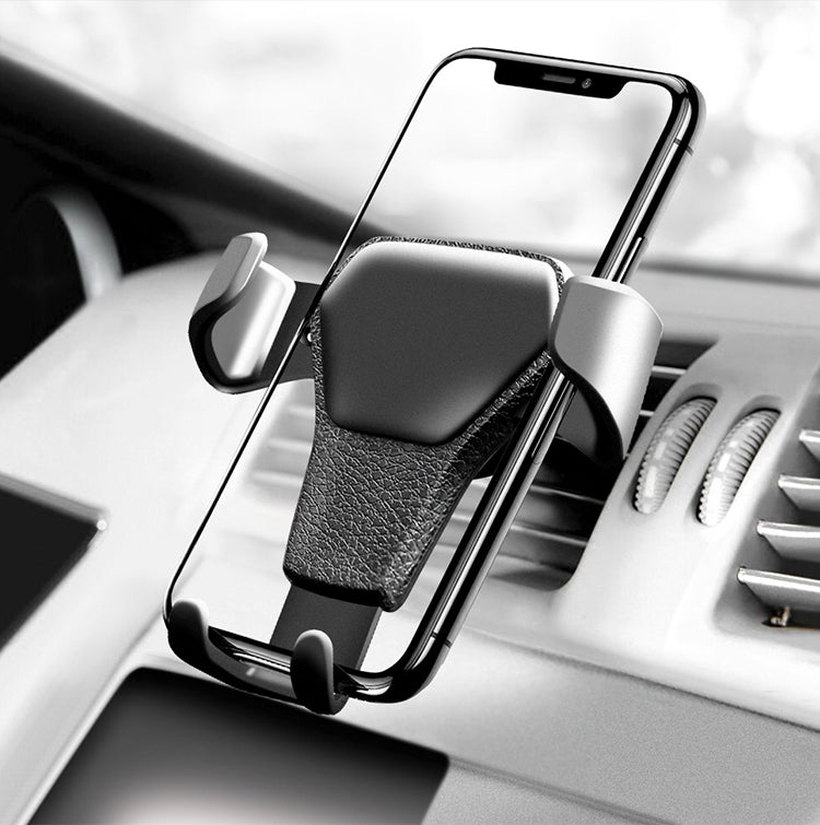 Car Air Vent Mount Gravity Phone Holder Universal Gravity Smartphone Support Black