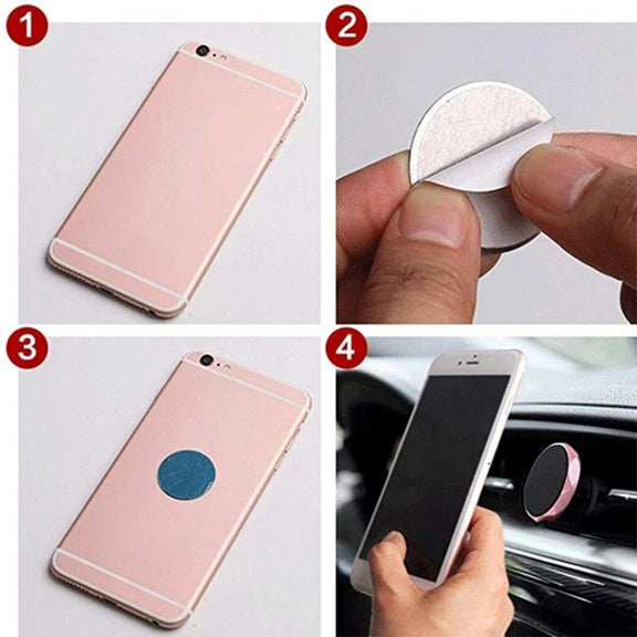 20 PCS Metal Plate Disk Iron Sheet For Magnetic Car Phone Stand Holder(25x0.3mm)
