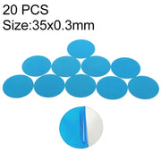 20 PCS Metal Plate Disk Iron Sheet For Magnetic Car Phone Stand Holder(35x0.3mm)