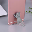 60 PCS Sucker Design Cute Cat Smartphone Holder(Gray) - Desktop Holder by PMC TechLife | Online Shopping South Africa | PMC TechLife