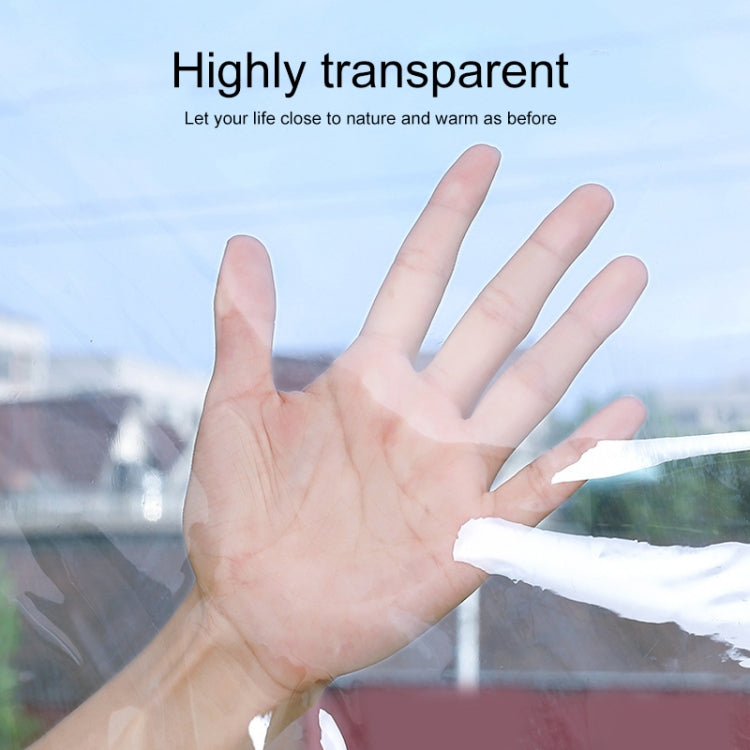 Window Windproof Warm Film Indoor Air Leakage Soundproof Double-Layer Insulation, Specification: 1.8x1.8M