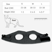 Cat Leash Pet Chest Harness Leash, Size: S(Grey)