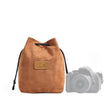 S.C.COTTON Liner Shockproof Digital Protection Portable SLR Lens Bag Micro Single Camera Bag Square Khaki M - free shipping - PMC TechLife - Order now!