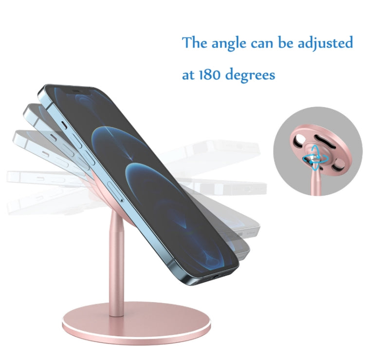 For MagSafe Magnetic Wireless Charging Stand, Colour: F13 Bright Silver