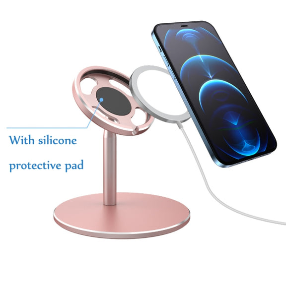 For MagSafe Magnetic Wireless Charging Stand, Colour: F13 Bright Silver