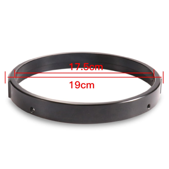 7 Inch Motorcycle Headlight Modification Parts Headlight Ring Bracket(Silver)