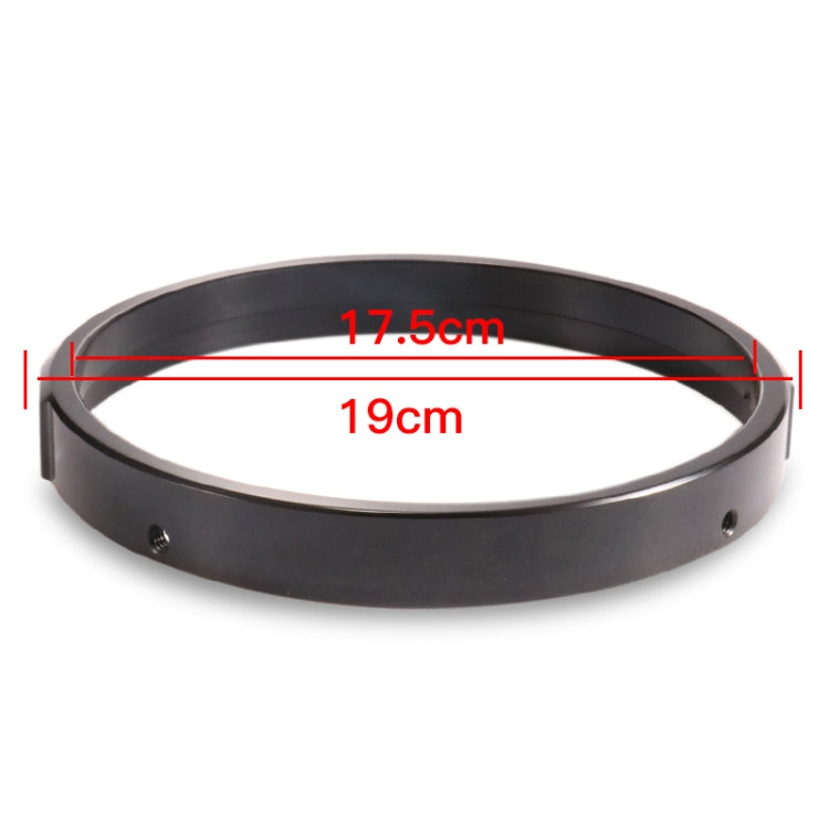7 Inch Motorcycle Headlight Modification Parts Headlight Ring Bracket(Silver)