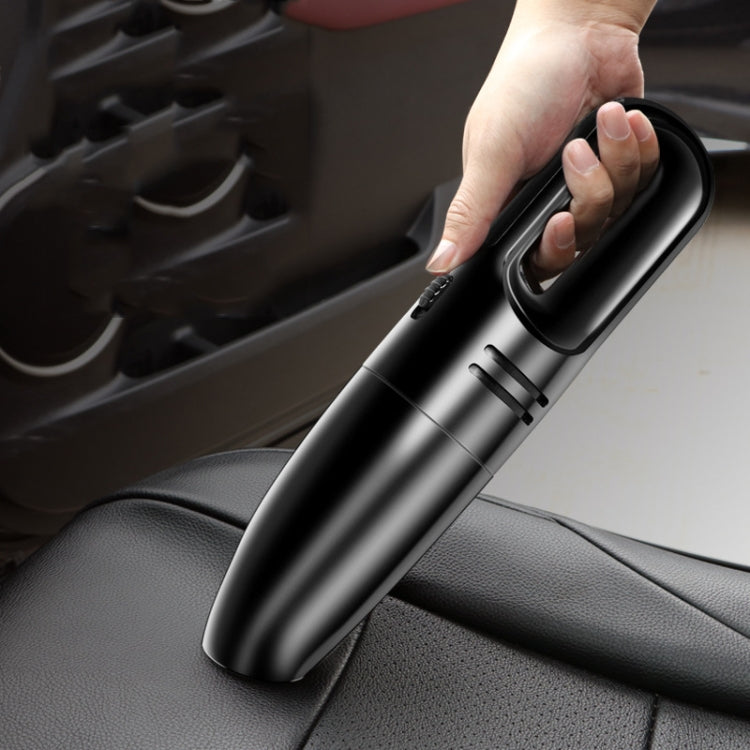 Car Handheld Portable Vacuum Cleaner Small Car Vacuum Cleaner Wired Black