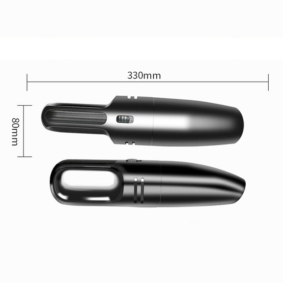 Car Handheld Portable Vacuum Cleaner Small Car Vacuum Cleaner Wireless Black Gray
