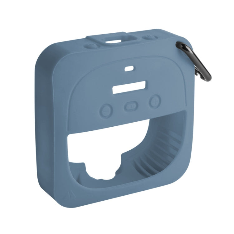 For Bose Soundlink Micro Anti-Drop Silicone Audio Storage Protective Cover (Stone Blue)