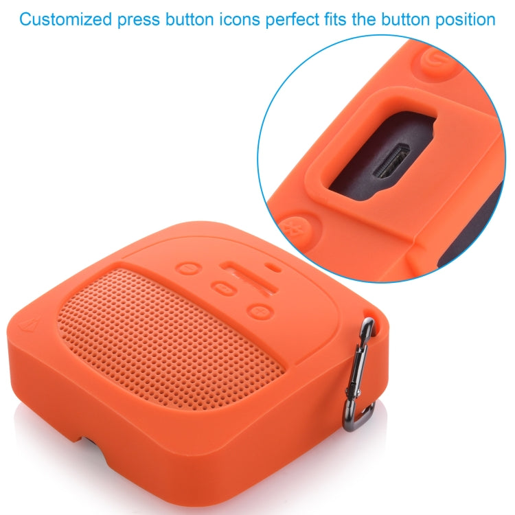 For Bose Soundlink Micro Anti-Drop Silicone Audio Storage Protective Cover (Stone Blue)
