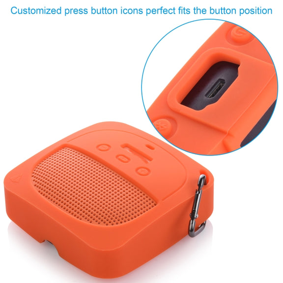 For Bose Soundlink Micro Anti-Drop Silicone Audio Storage Protective Cover (Stone Blue)