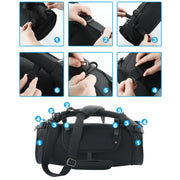 Portable Single-Shoulder Strap Speaker Storage Bag Accessories for JBL Boombox Storage Bag(Black)