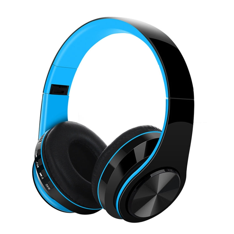 FG-69 Bluetooth Wireless Headset Subwoofer Mobile Computer Headset(Blue)