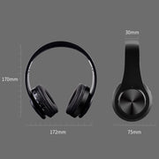 FG-69 Bluetooth Wireless Headset Subwoofer Mobile Computer Headset(Blue)