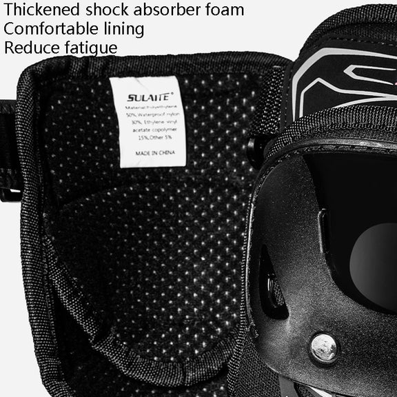 SULAITE Motorcycle Riding Protective Gear Four Seasons Anti-Fall Warm Windshield Rider Equipment, Knee Pads
