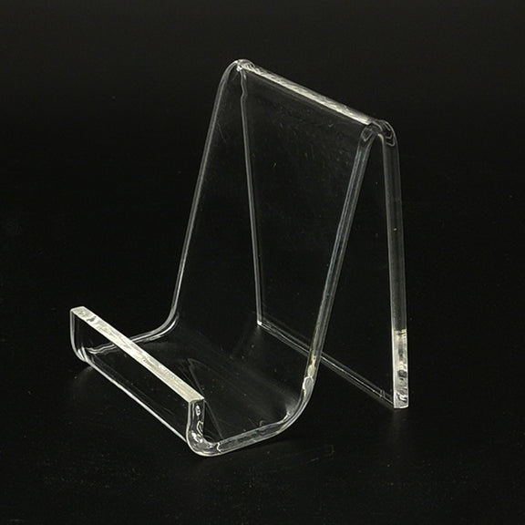 QH-040 10 PCS Acrylic Transparent Mobile Phone Display Stand(Transparent)
