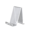 QH-018 10 PCS Acrylic Transparent Mobile Phone Display Stand(Transparent) - Desktop Holder by PMC TechLife | Online Shopping South Africa | PMC TechLife